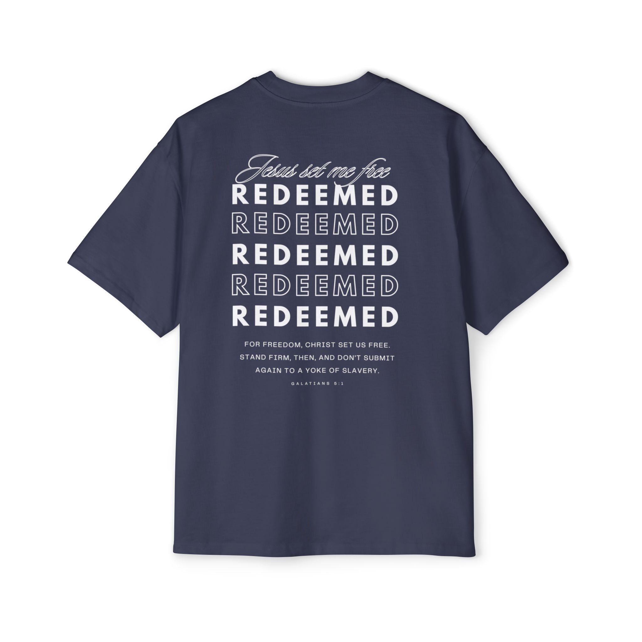 Jesus set me free | Unisex Heavy Oversized Tee