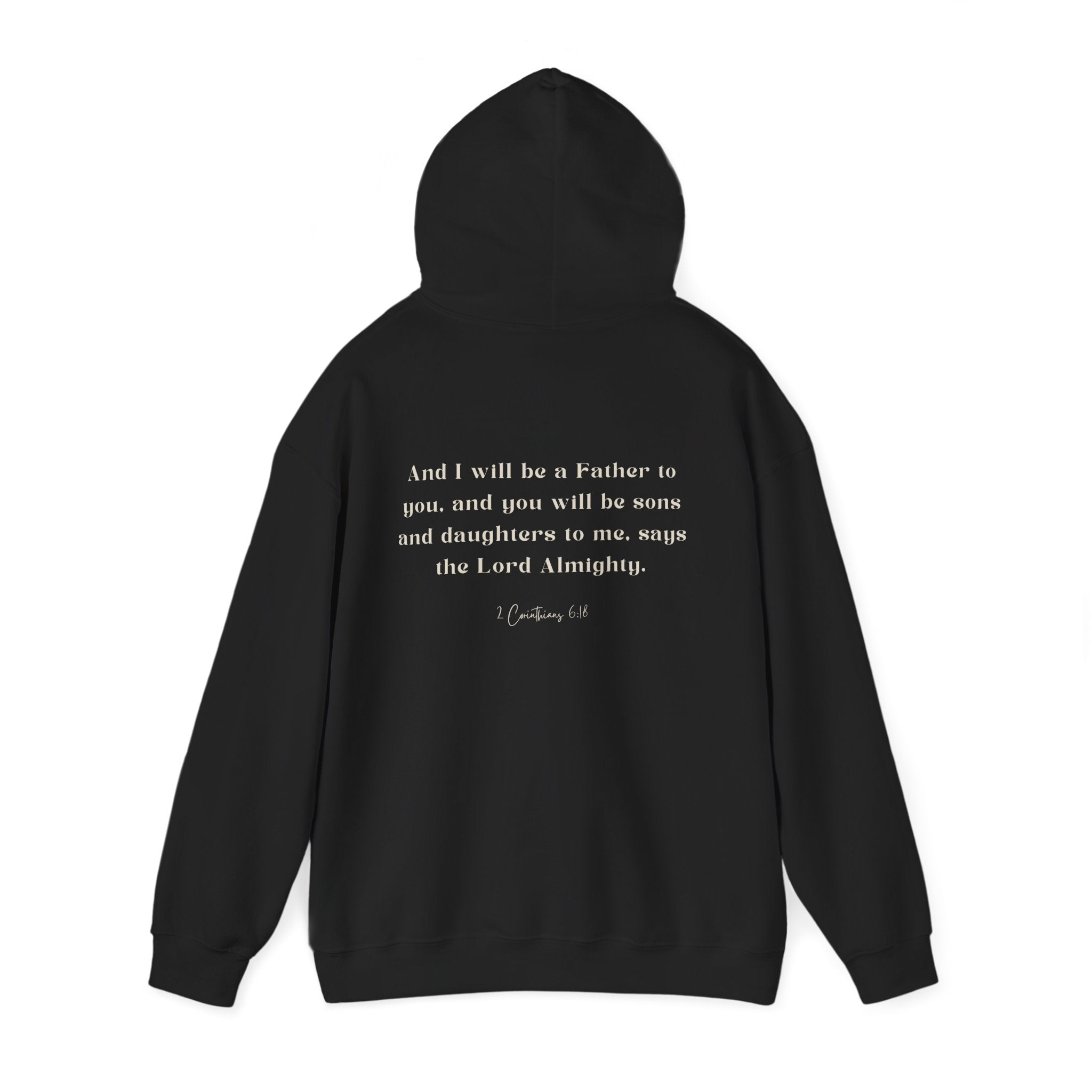 Christian Hoodie — "I Belong to Jesus" with Scripture Back