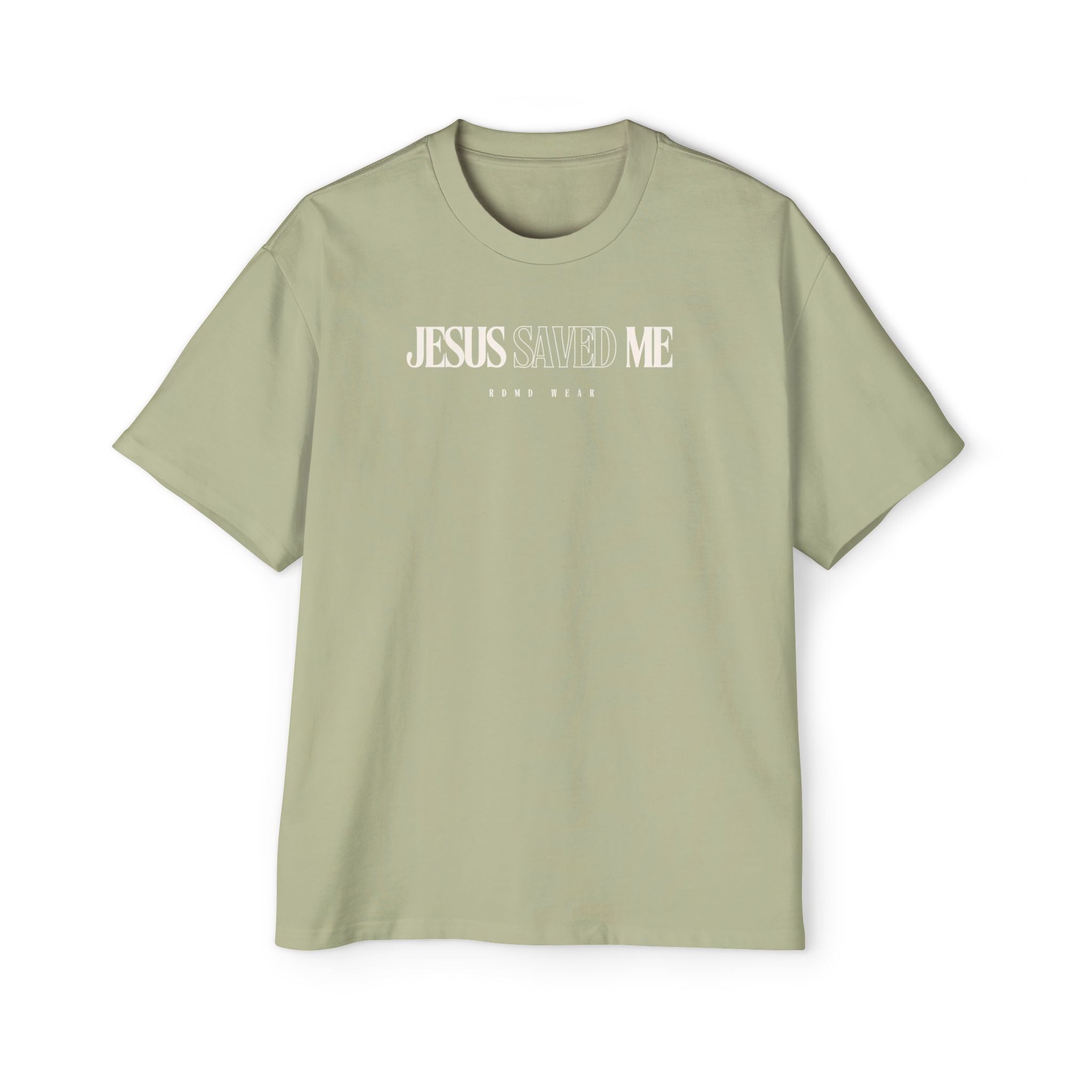 Jesus Saved Me | Unisex Heavy Oversized Tee