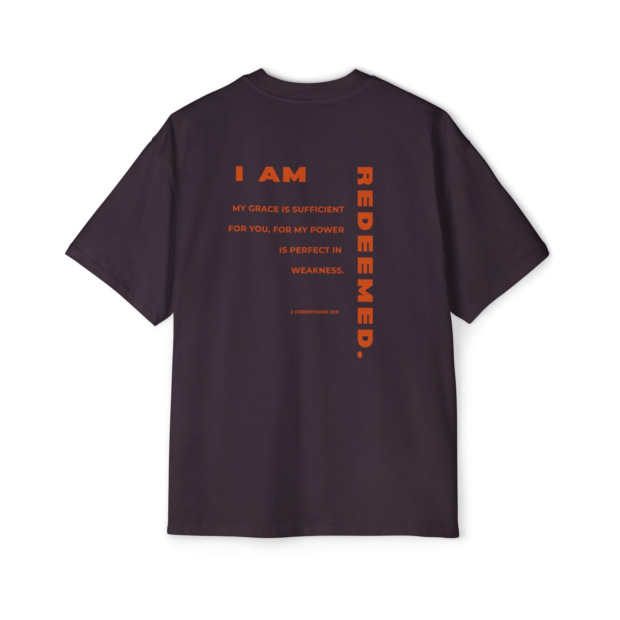 I AM REDEEMED | Unisex Heavy Oversized Tee
