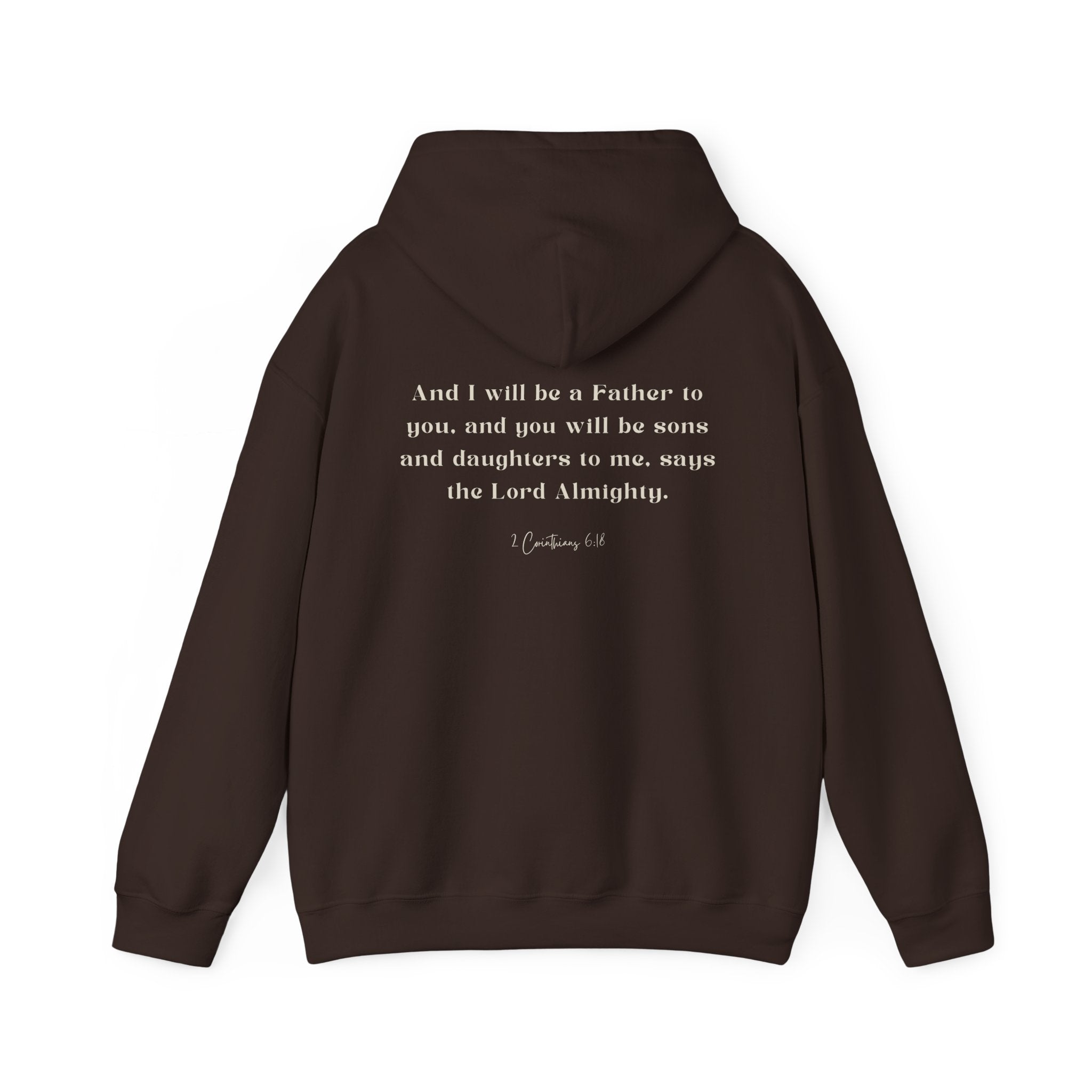 Christian Hoodie — "I Belong to Jesus" with Scripture Back