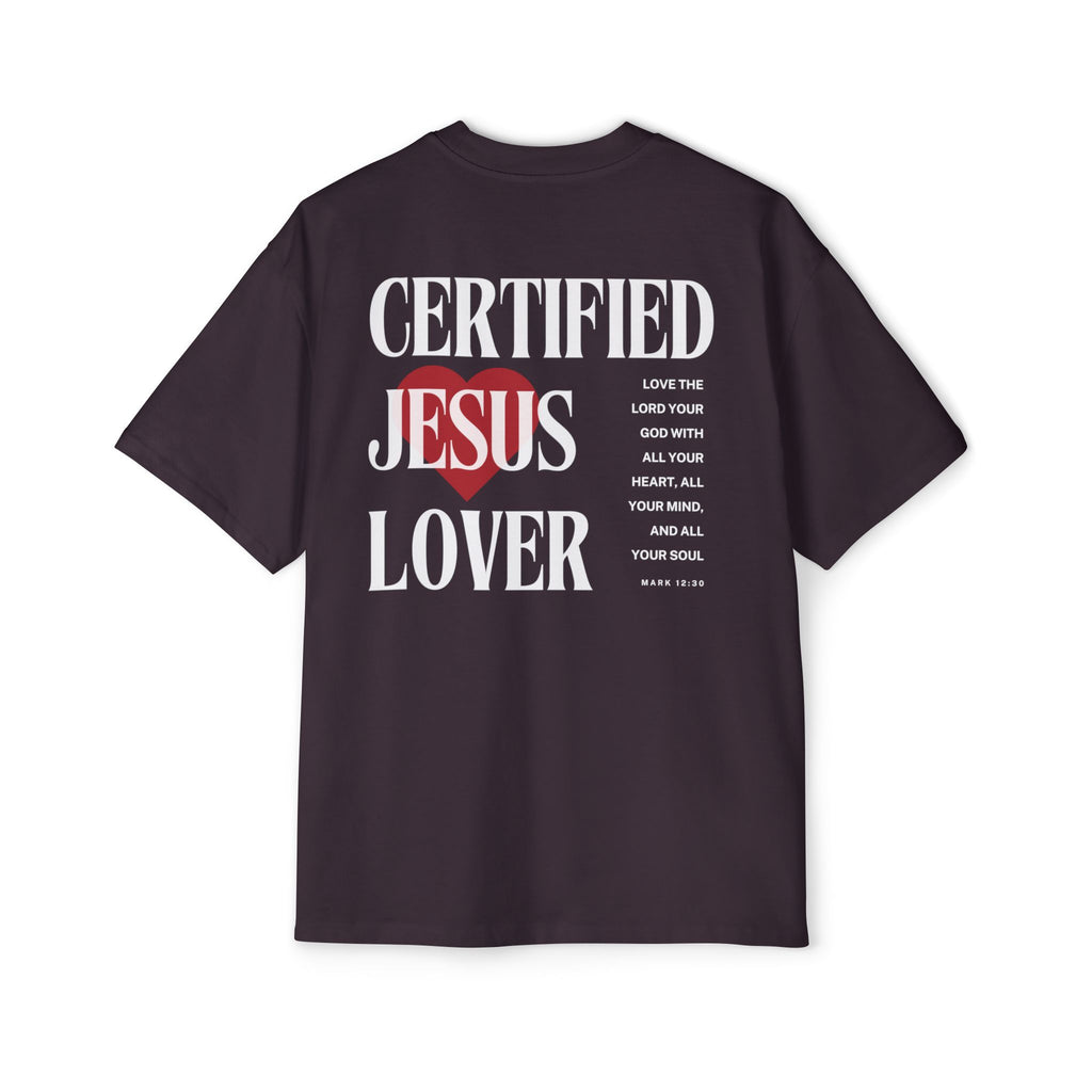 Jesus Lover | Unisex Heavy Oversized Tee