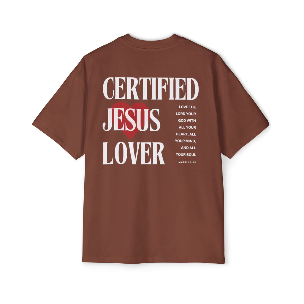 Jesus Lover | Unisex Heavy Oversized Tee