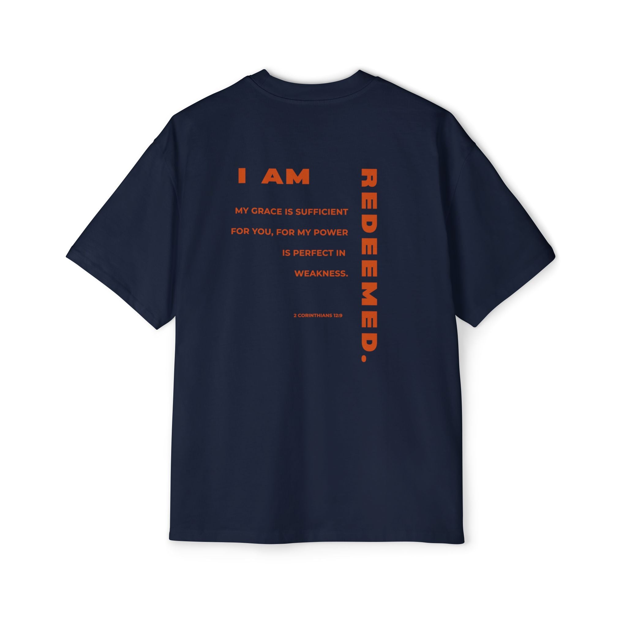 I AM REDEEMED | Unisex Heavy Oversized Tee