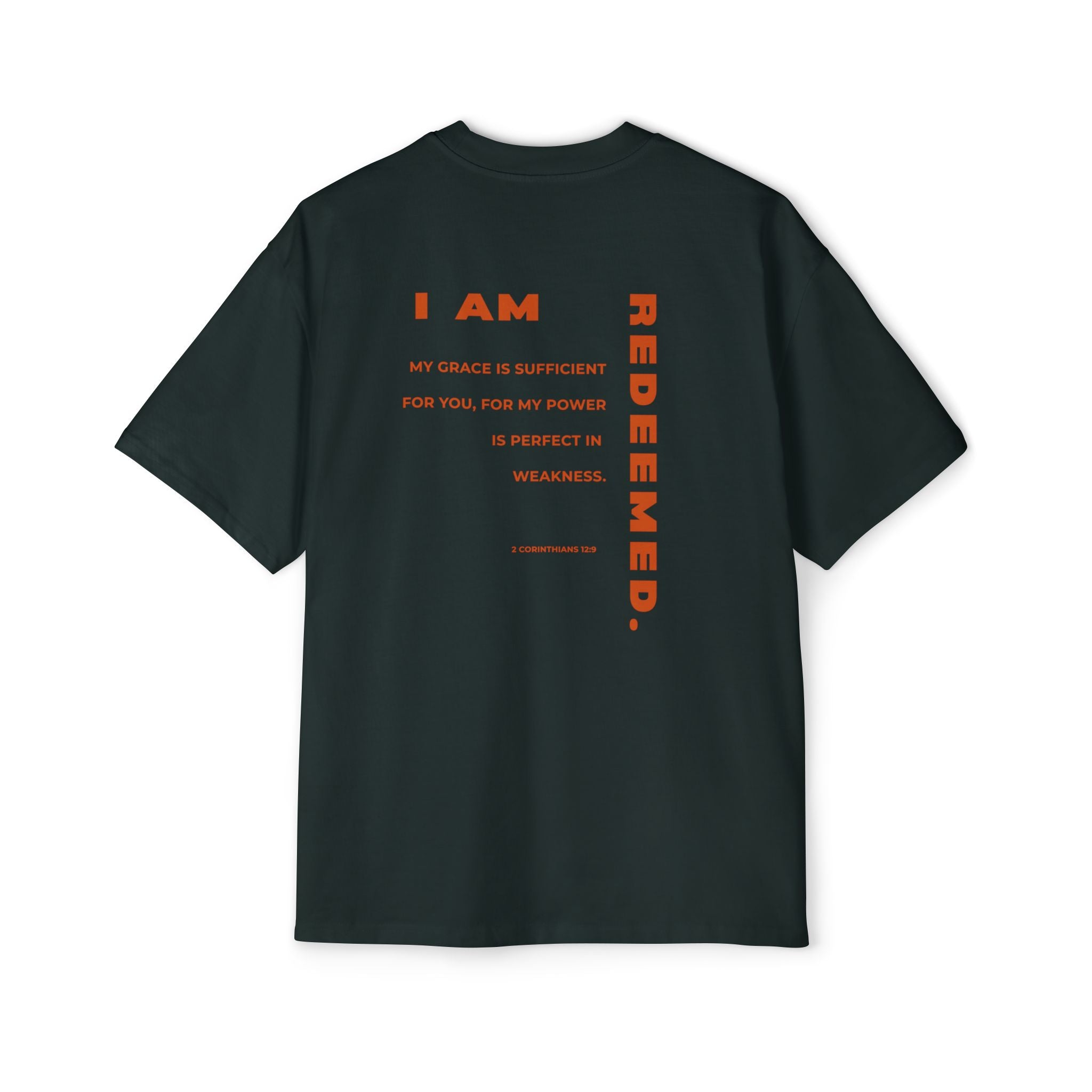 I AM REDEEMED | Unisex Heavy Oversized Tee