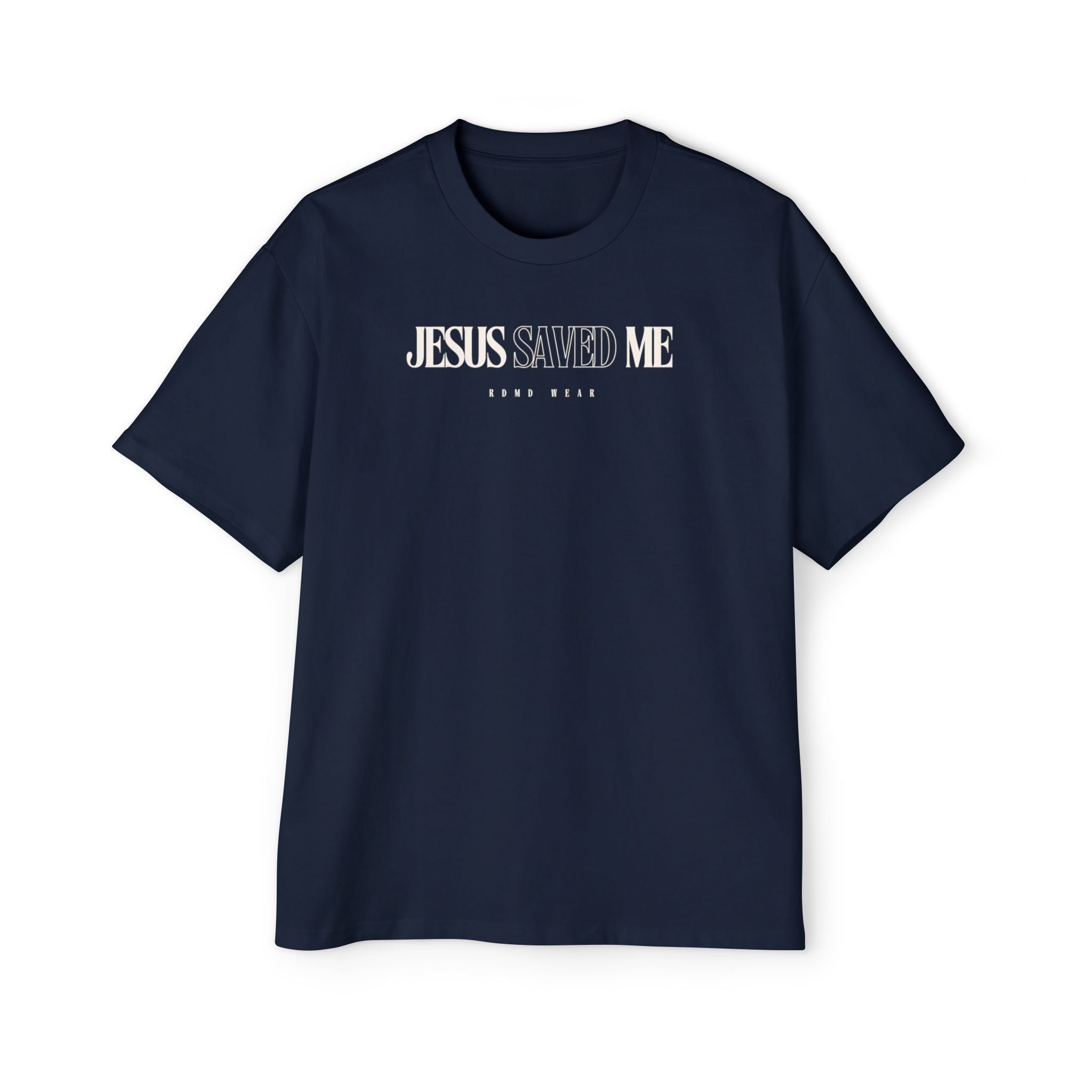 Jesus Saved Me | Unisex Heavy Oversized Tee