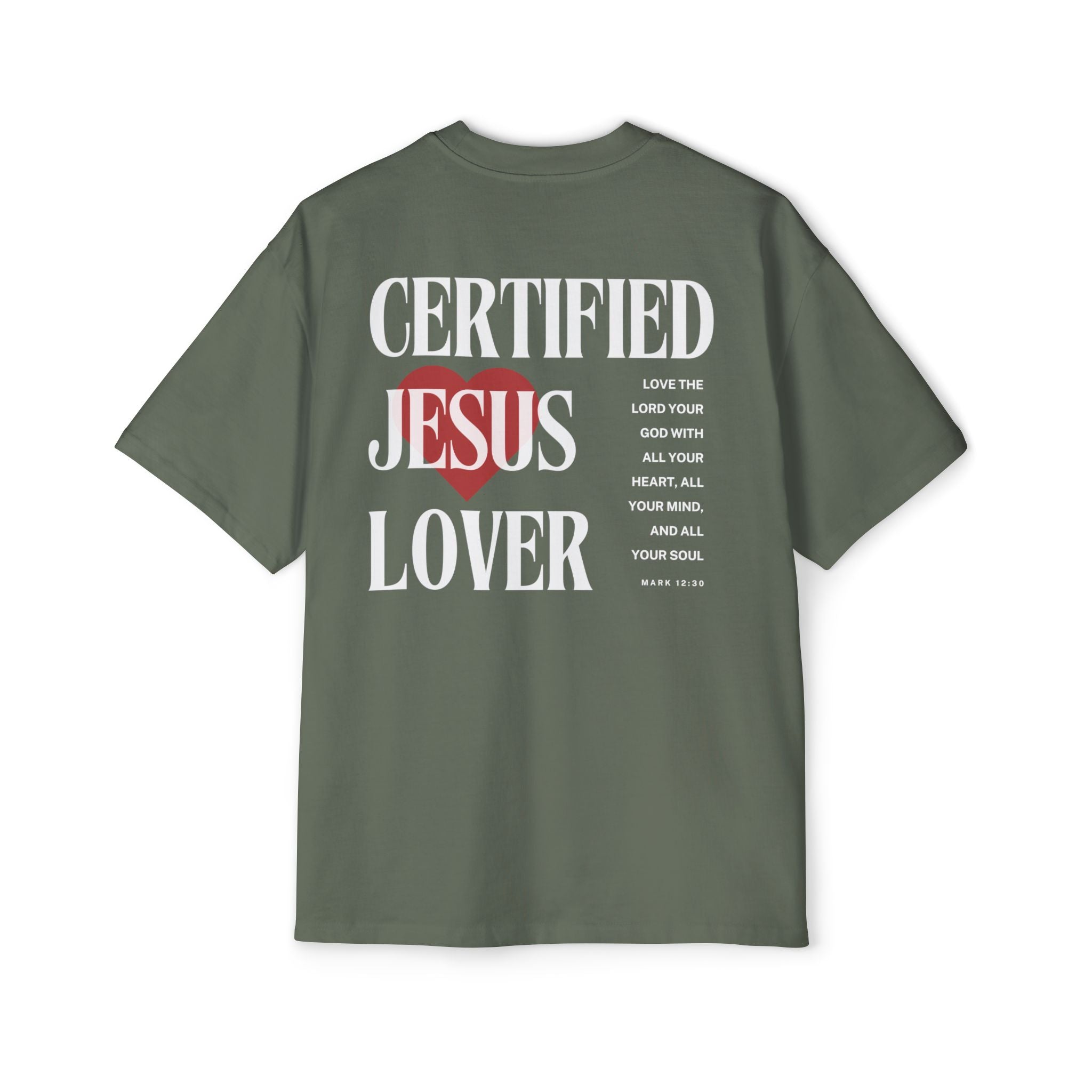 Jesus Lover | Unisex Heavy Oversized Tee