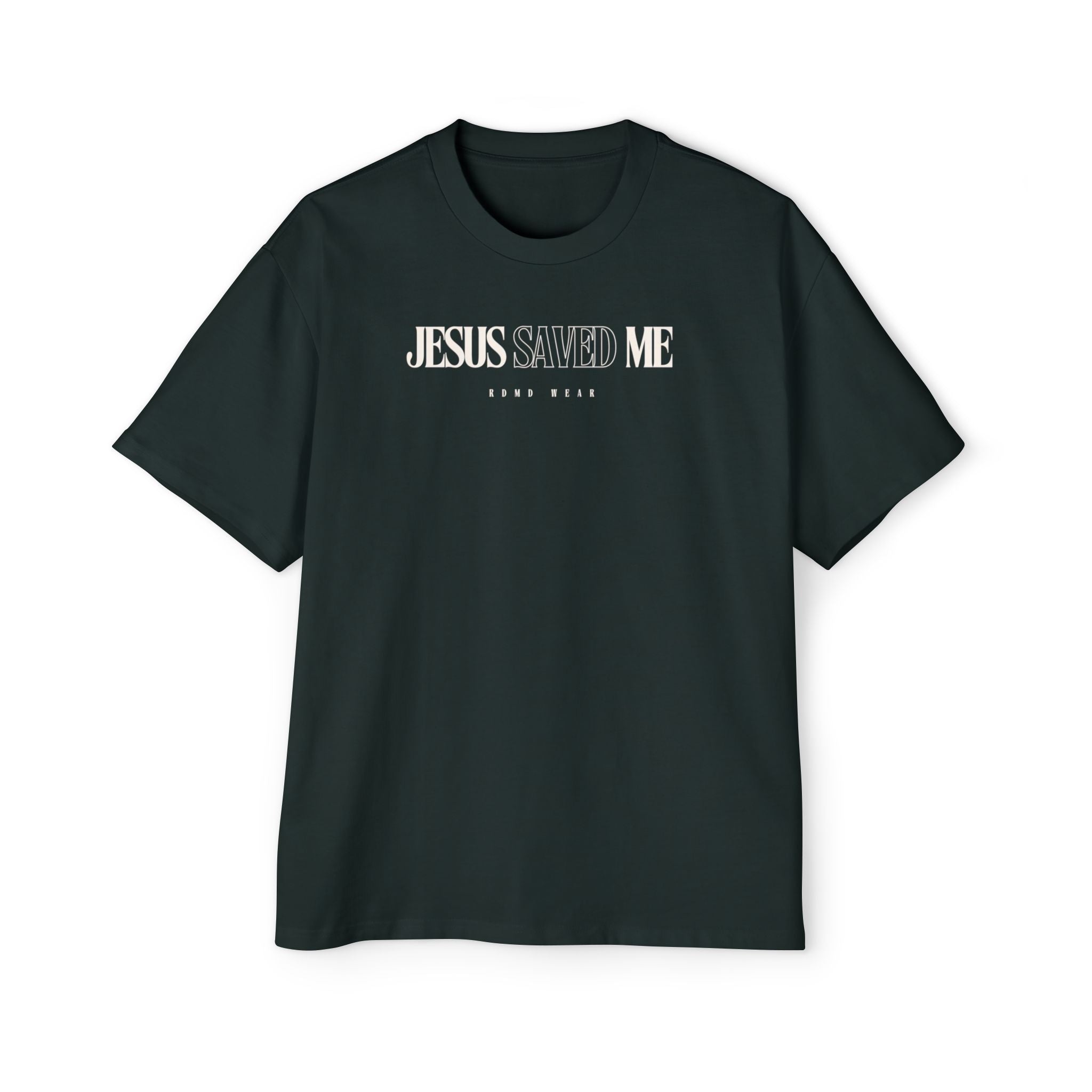 Jesus Saved Me | Unisex Heavy Oversized Tee
