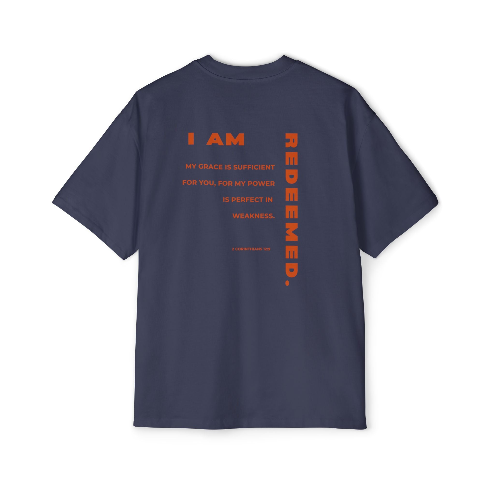 I AM REDEEMED | Unisex Heavy Oversized Tee