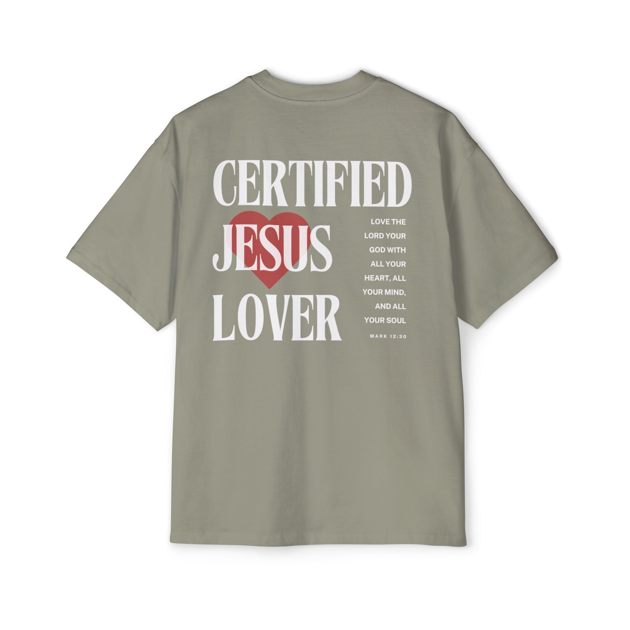 Jesus Lover | Unisex Heavy Oversized Tee