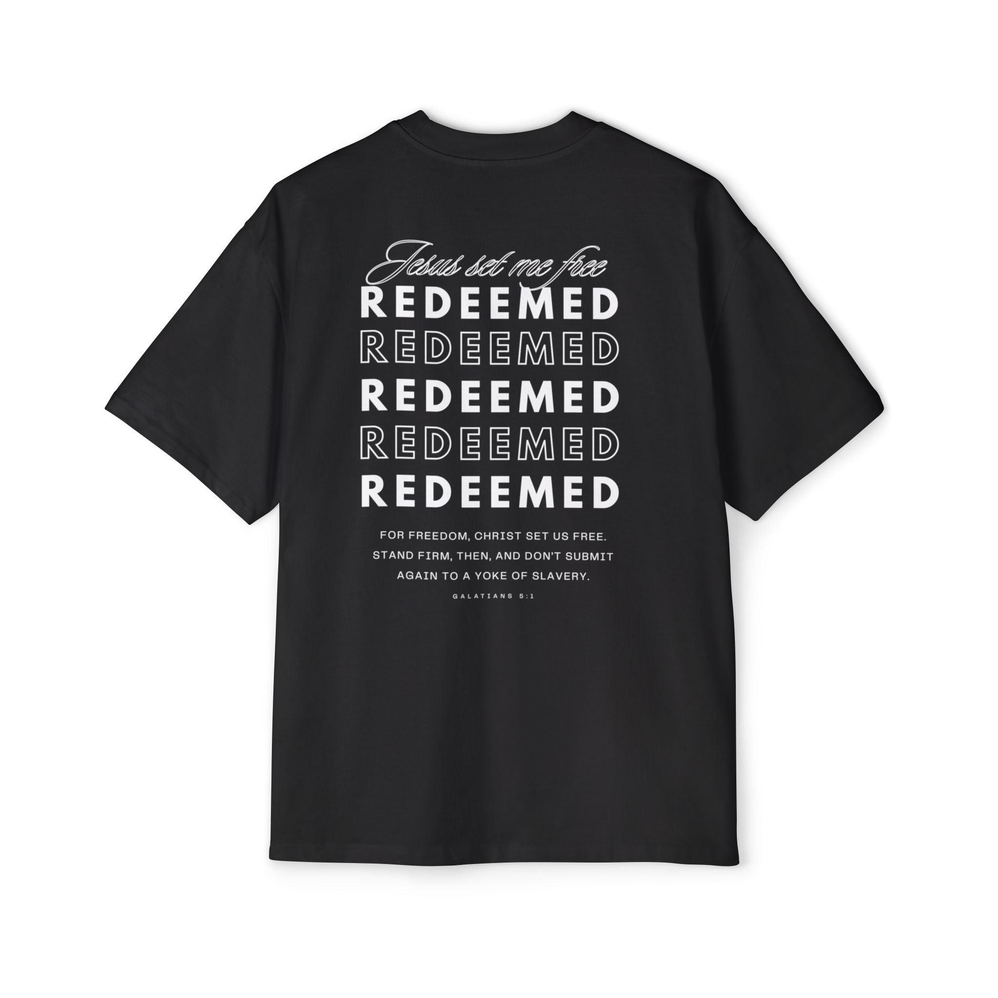 Jesus set me free | Unisex Heavy Oversized Tee