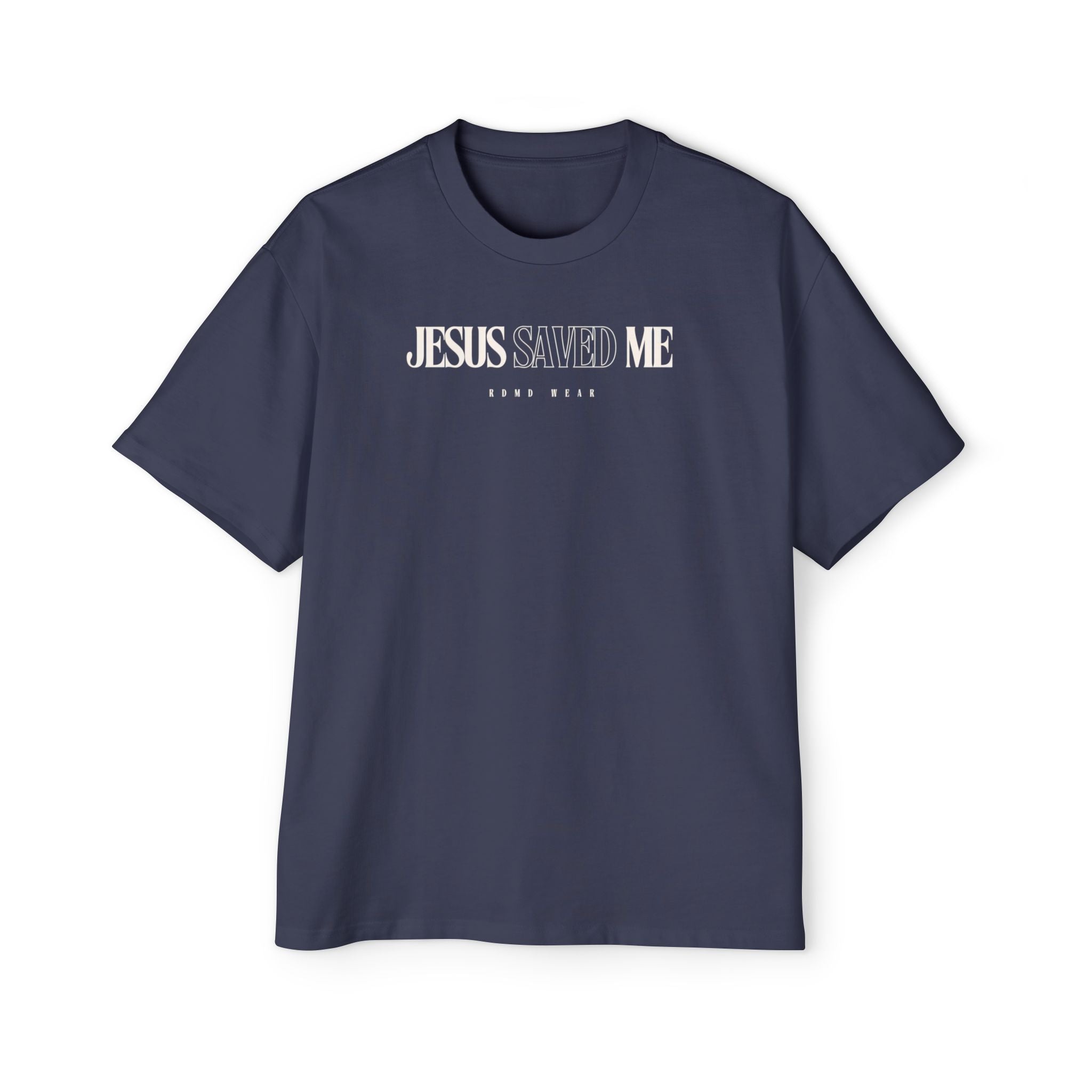 Jesus Saved Me | Unisex Heavy Oversized Tee