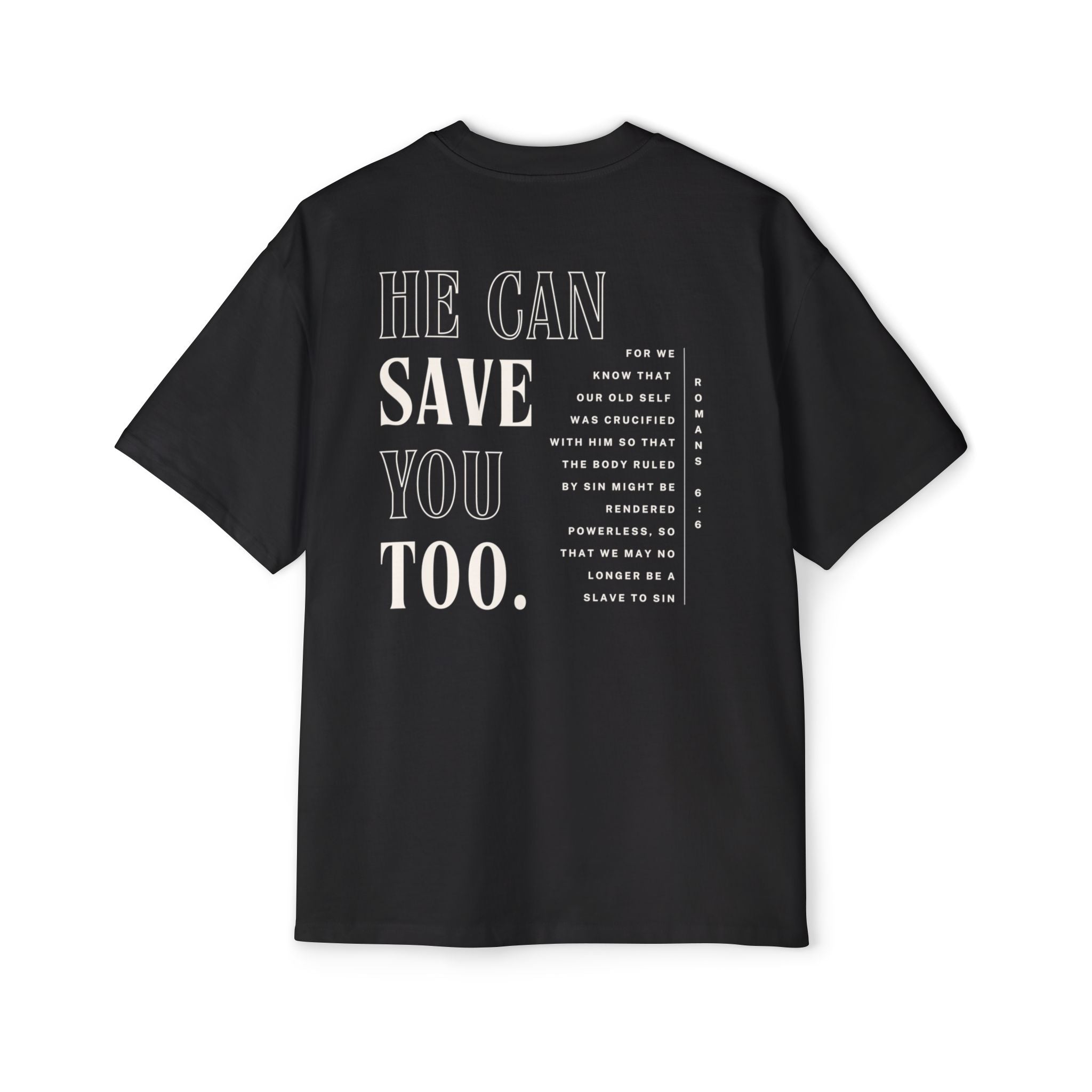 Jesus Saved Me | Unisex Heavy Oversized Tee