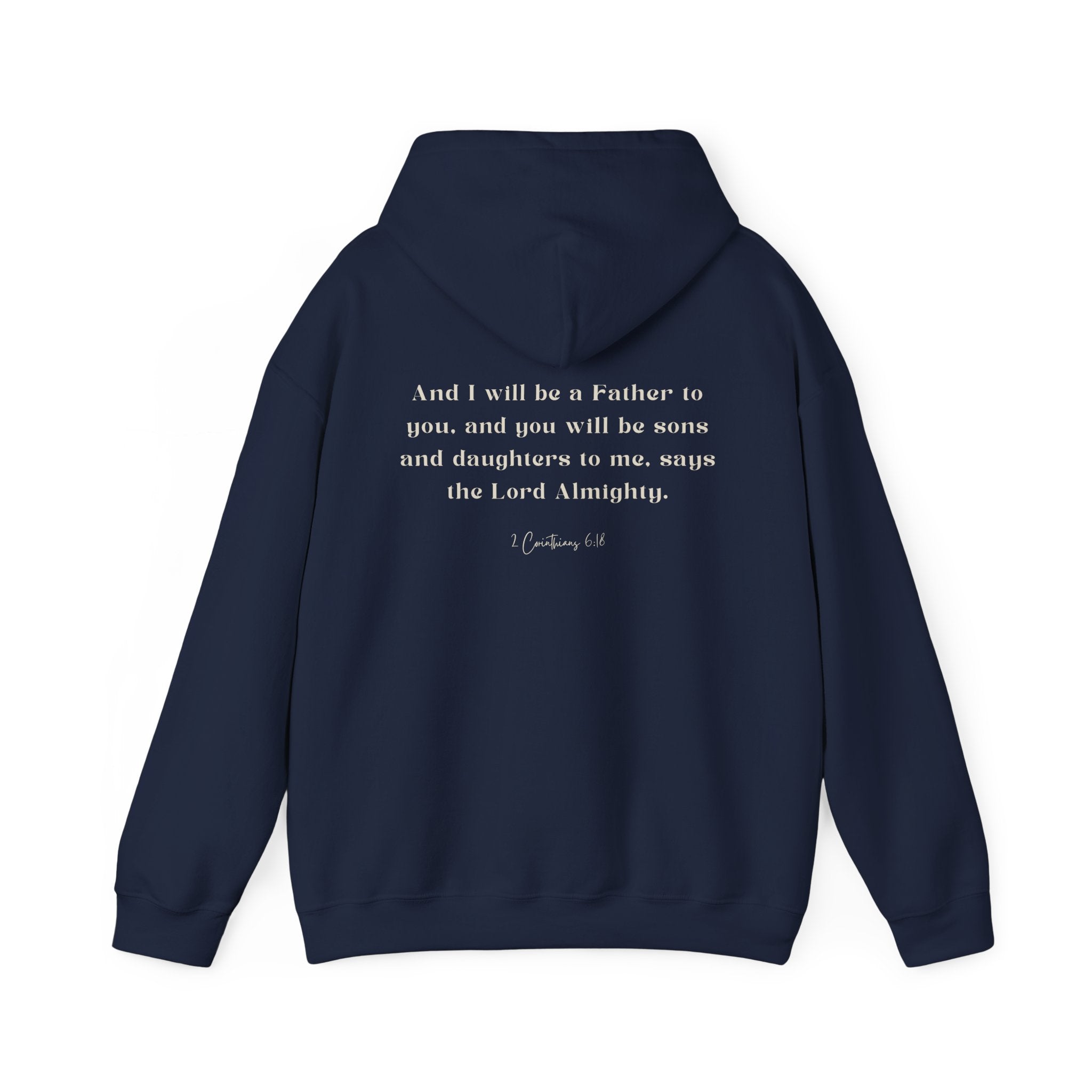Christian Hoodie — "I Belong to Jesus" with Scripture Back